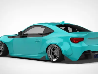 Toyota GT86 Karma V1 Number 06 BodyKit 3D model