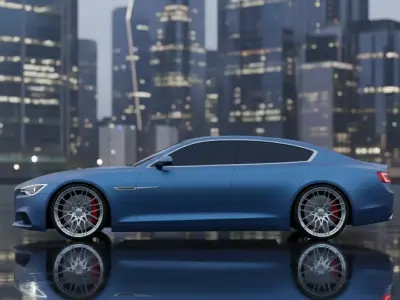 Dodge Charger SRT Hellcat 3D model Low-poly 3D model