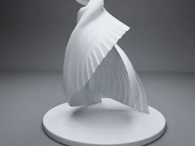 modern Abstract sculpture 05 3D model