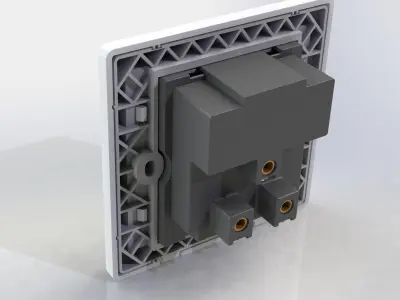 Universal Power Socket 3D print model