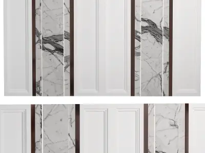 wall panel 3D model 5