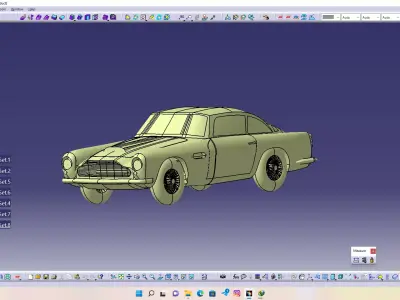 Aston martin DB5 Grandtourer 3D model