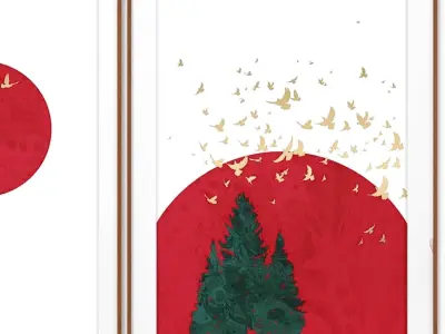 Decor Set no12- Christmas decorative 3D model