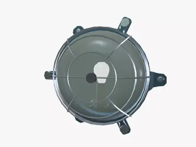 Industrial Wall Lamp 3D model