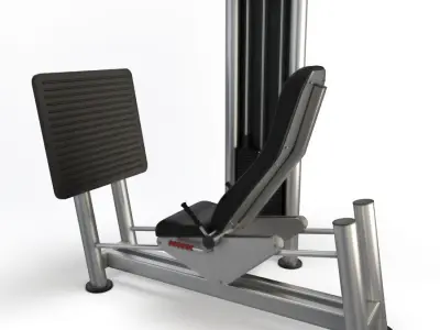 Gym Horizontal Legs Press 3D model