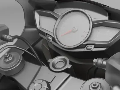 Honda Bike 1200f 3D model