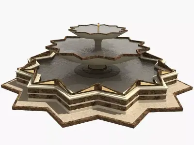 Fountain 04 3D model
