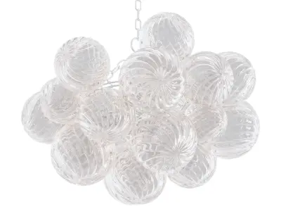 RH Talia Round Chandelier 24 3D model