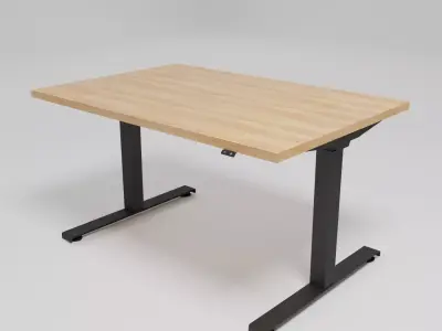 OGI DRIVE - Rectangular electric workstation desk - Free 3D model