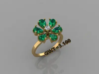 FANCE  RING 3D model purchase