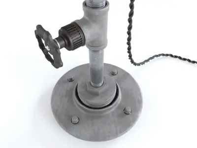  Industrial Tube Lamp 3D model
