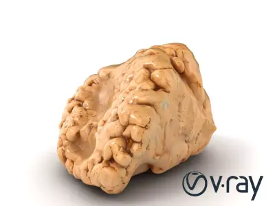 Natural Stalactite Rock Formation model pack Low-poly 3D model