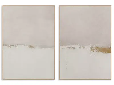 Abstract Painting Frame set 3D model 165