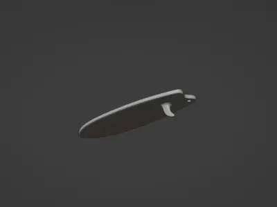 Finger Surfboard 3D print model