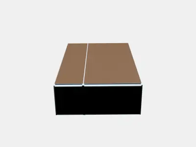 PAX - BERGSBO Wardrobe 4 Low-poly 3D model