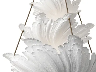 WP Sullivan shell chandelier 3D model