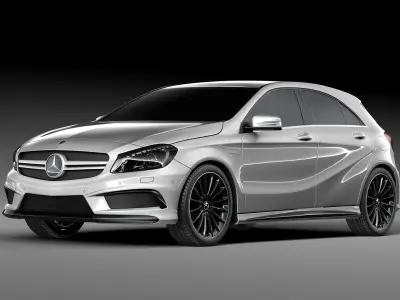 Mercedes-Benz A45 AMG  3D model