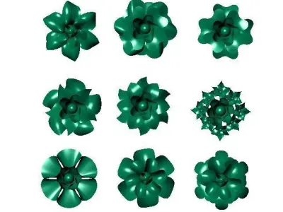 Flower Design Surface Model 3D print model
