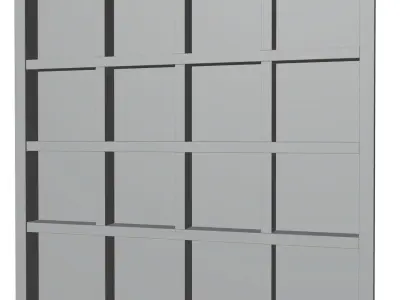 Wall decoration of paintings HG2 3D model