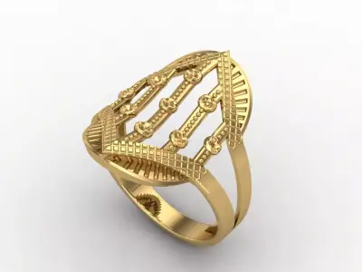 Women Plain Ring STL Models Womens Ring 3dmodels 3D print model 3D print model 59