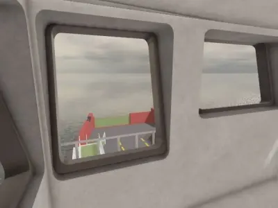 RO RO Ferry Vessel Western Ferries Sound of Soay 3D model