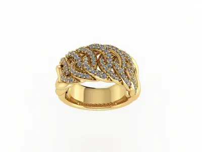 3D PRINTED MODELS DIAMOND RING 3D print model
