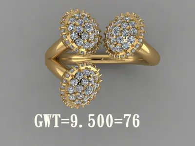 FASION RING 3D model 4