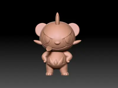 Pancham - Pokemon 3D Print Model 3D print model