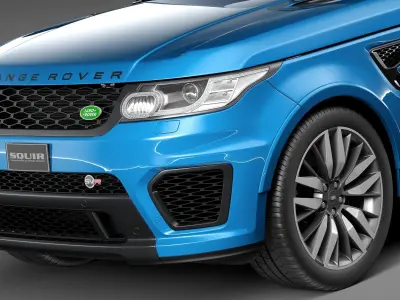 Land Rover Range Rover Sport SVR 2015 3D model