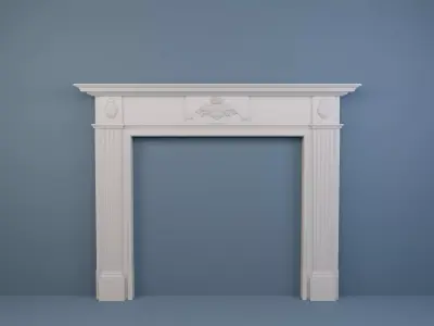 Georgian style fireplaces series No4 3D model