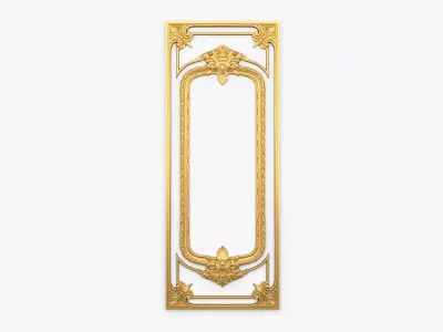 Classic decor ornament 110 3D model