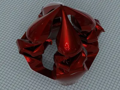 geometric modern art gm17 3D print model