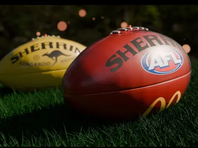 AFL Football SHERRIN 3D model