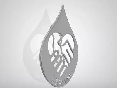 UKRAINE Peace BADGE 52648 Free 3D model