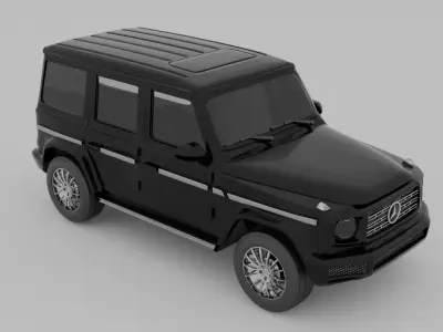 Mercedes-Benz G500 3D Model Low-poly 3D model