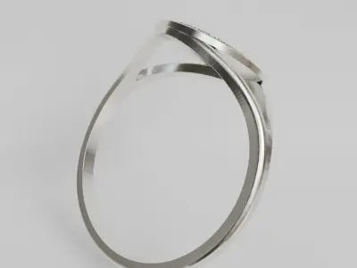 miraculous medal ring 3D print model