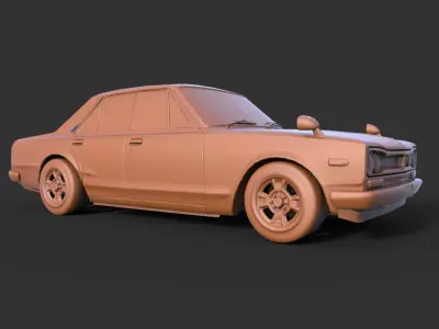 Nissan Skyline 2000GT 3D print model