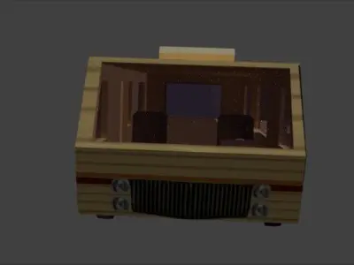 Breaking Bad Van Low-poly 3D model