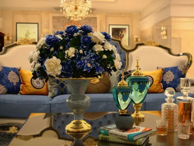 Classic Interior 3d model  3D model