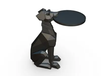 doberman table  3D print model