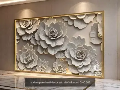 Premium 3D Panels CNC Print Ready Vol 6 3D Model Collection