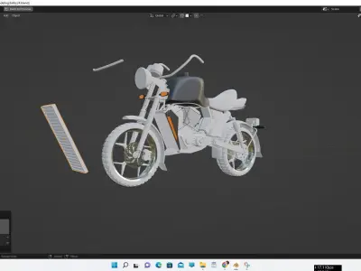 kgf chapter 3 updated version rocky bike  3D model