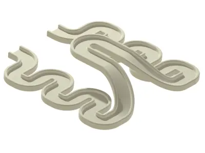 Premium Bike Racetrack 3D print model