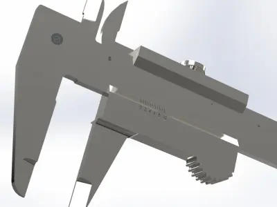 Vernier Caliper 0-150mm 3D model