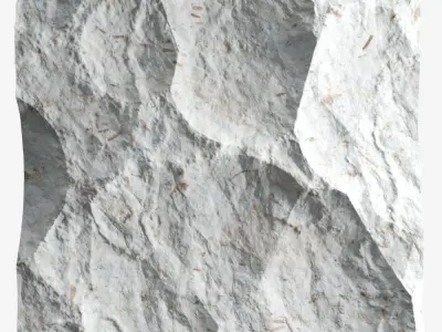 509-RockPanel piece of stone on wall 3D model