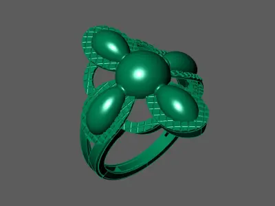 Plain Ring Women Ready STL 3DM Models Womens Rings 3D models 3D print model 73