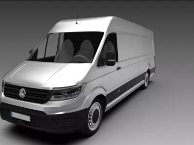 VW Crafter Kasten 3D model