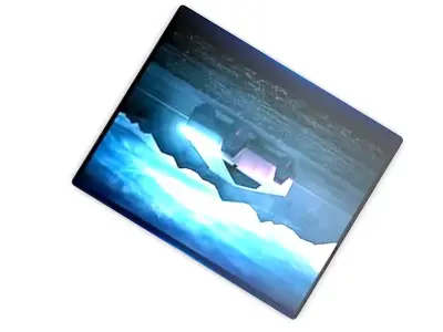 Cybertruck Car Back Seat Screen 3D model