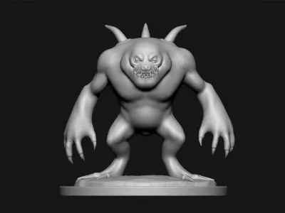 nuktu undead creature Free 3D print model