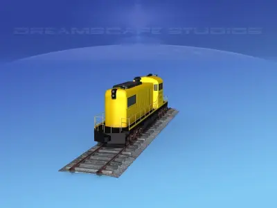 Diesel Locomotive V01 3D model